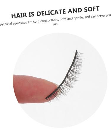 minkissy 20 Pairs Fake Eyelashes Decked Accessories Lash Accessories Makeup Accessories Make up Accessories Girls' Accessories Fake Lashes Natural Su High-grade Fiber Cross 5d - Buy Online on GoSupps.com