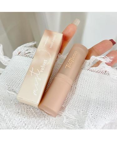 6 Multi-Color Velvet Lipsticks - Long-Lasting Non-Stick Soft Matte Nude | Air Mist Formula for All-Day Wear - Buy Online on GoSupps.com