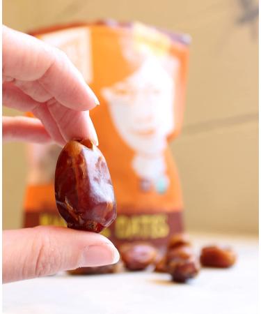 Date Lady Organic Khalas Dates - Vegan, Paleo, Gluten-free & Kosher (1 Bag) - Buy Online on GoSupps.com