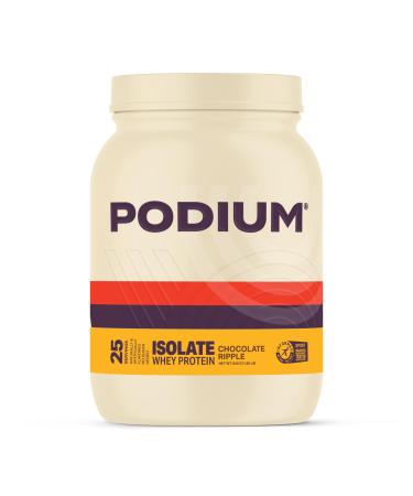 Podium Nutrition Whey Protein Powder Chocolate Ripple 25 Servings 25g Protein Per Serving Gluten Free