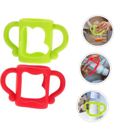 Vaguelly 10 Pcs Silicone Bottle Handle Bottle Handles Bottle Grip Newborn Bottle Handle Silicone Bottle Grip Newborn Bottle Grip Wide Mouth Silica Gel Milk 13.00X7.00X6.50CMx5pcs Assorted Colorx5pcs - Buy Online on GoSupps.com