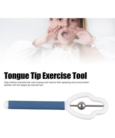 Tongue Tip Exerciser for Kids - Improve Speech & Understanding | Safe Blue Speech Trainer - Buy Online on GoSupps.com