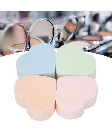 4-Piece Soft Heart-Shaped Makeup Sponge Set - Wet & Dry Powder Blender for Flawless Foundation - Essential Makeup Tools for Women - Buy Online on GoSupps.com