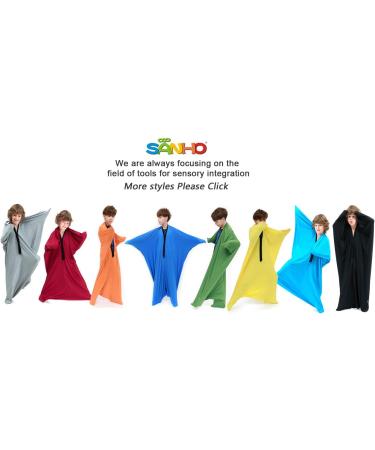 Sanho Dynamic Movement Sensory Body Sock for Autism & SPD - Olive Green, Medium - Buy Online on GoSupps.com
