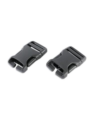 Tatonka Unisex-Adult SR-Buckle 20mm QA (1 Pair) Buckle Black 20 mm