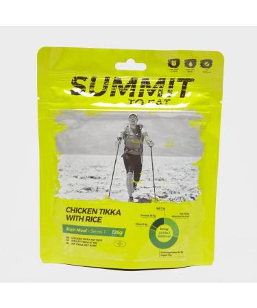 Summit to Eat Chicken Tikka with Rice - Camping & Hiking Food | Yellow - Buy Online on GoSupps.com