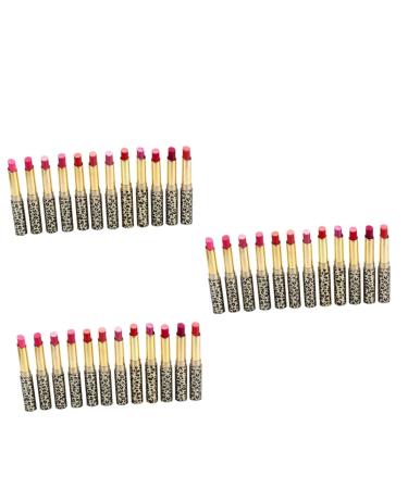 Didiseaon Didiseaon 3 Pieces 12 Lip Gloss Lip Gloss Women Lip Cream Charming Lipstick Miss