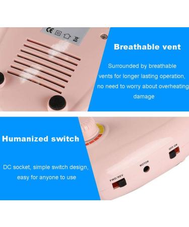220V 35000RPM Professional Electric Nail Drill Mini Portable Manicure Pedicure Set Nail Buffer Manicure Pedicure Polishing Tools White - Buy Online on GoSupps.com