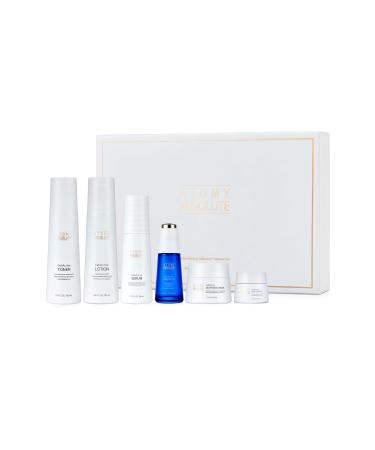 Korean 6-Step Facial Skincare Set Toner Ampoule Serum Lotion Eye Cream & Nutrition Cream (Anti-Aging & Hydration)