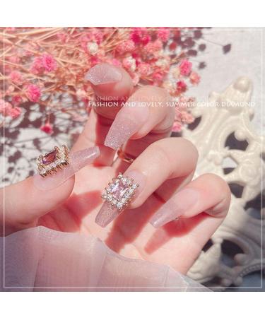 3D Zircon Luxurious Charms Crystal Nail Art Accessories Nail Square Diamond Diamond Manicure(5) - Buy Online on GoSupps.com
