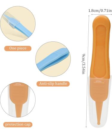 3-Piece Baby Nose Tweezers Set | Safe Plastic Non-Slip Handles | Compact Design for Gentle Ear Cleaning - Buy Online on GoSupps.com