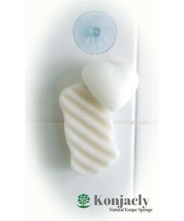 Natural Konjac sponges set of 5 for face & body. Suitable for all skin types: Normal dry oily sensitive and baby safe. Made from vegetable root fibre Eco-friendly and chemical free. Extra soft gentle exfoliate & deep cleaning. Help to remove dead skin cel - Buy Online on GoSupps.com