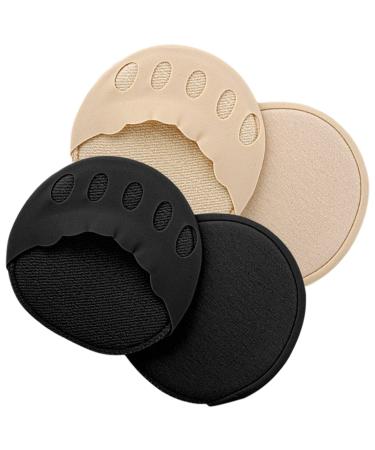 Hemoton 2 Pairs Five Toe Socks Women Forefoot Socks Invisible Palm Socks Invisible Cushioned Socks Girls Heels Womens No Show Socks Finger Socks Sponge Women's Half Socks Absorb Sweat