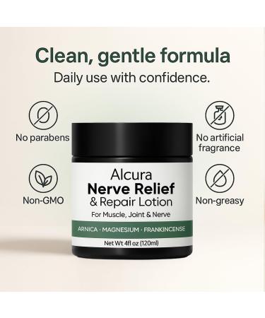 Alcura Neuropathy Lotion Alcura Lotion Alcura Nerve Cream with Arnica Magnesium for Joint Massage Body Moisturizer 4 fl oz (2) - Buy Online on GoSupps.com
