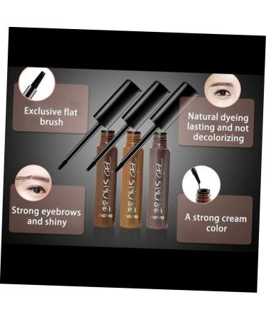 FOMIYES 2pcs Brow Eye Make For Peel Pen Black Ladies Off Waterproof Women Long-lasting Gel - Buy Online on GoSupps.com
