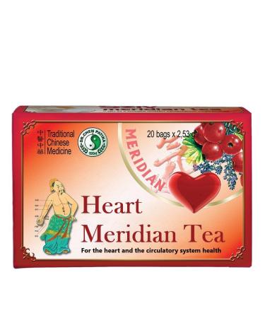 Dr Chen Heart Meridian Tea Natural Traditional Tea Blend Heart and Circulatory Health 20 Teabags