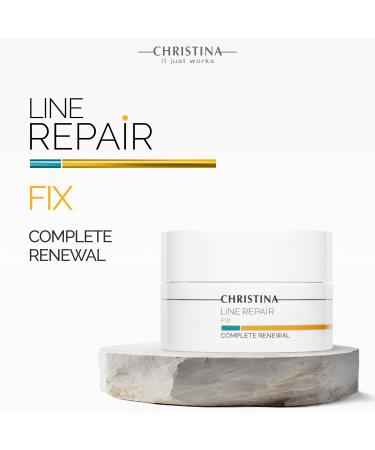 Christina Line Repair Complete Renewal Cream with Glycolic Acid | Anti-Aging AHA Face Repair Cream | Aquaderm Complex for Wrinkle Reduction Elasticity Boost and Even Skin Tone 50ml - Buy Online on GoSupps.com