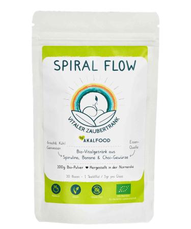 Organic regeneration drink powder with spirulina algae nettle acerola chai spice (100 g vital drink powder) 125 g (1 pack)