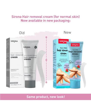 Sirona Hair Removal Cream for Women - 3.38 Fl Oz | No Talc & Harmful Chemicals | Ideal for Bikini, Underarm & Legs | Dermatologically Tested - Buy Online on GoSupps.com