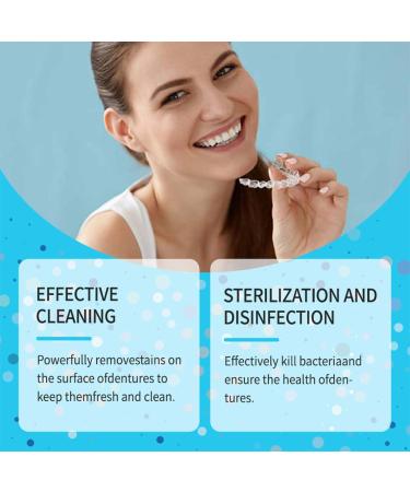 Aligner Cleaner Tablets Deep Cleaning Stain Remover Denture Cleaner Mouth Guard Cleaner - 30 Count 1-Month Supply - Buy Online on GoSupps.com