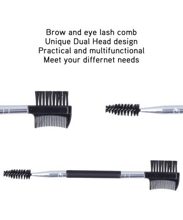 Eyebrow Brush Eyebrow Comb Eyebrow Eyelash Comb Eyelash Double Comb for Girls for Party (Double ended mascara brush) - Buy Online on GoSupps.com