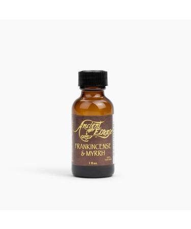 Ancient Essence Frankincense and Myrrh Mix Essential Oil Dropper Aromatherapy for Body Aches Tired Muscles Stiffness Stress Relief & Skin (1 Fl OZ) Frankincense & Myrrh