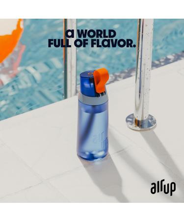 air up Bouteille d'eau Click Dolphin Blue - Kit de d marrage original (621 ml) avec dosettes en 5 saveurs - Bouteille avec ar me sans sucre - Passe au lave-vaisselle - Sans BPA - Buy Online on GoSupps.com