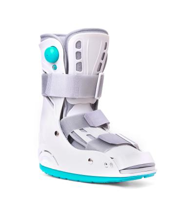 Walker Fracture Boot Automatic Air Pump Medical Inflatable Walking Boot Cam Boot for Sprained Ankle Achilles Tendonitis Stress Fracture Broken Foot (Manual Inflation M) Manual Inflation M