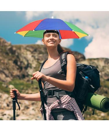 Buy Bekecidi Adjustable Rainbow Rain Screen Hat | Waterproof Fishing Cap - 3 Piece Set of Portable Mini Rain Caps for Adults | International Shipping Available - Buy Online on GoSupps.com
