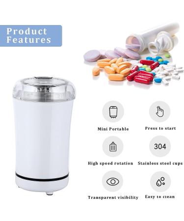 Multifunctional Electric Pill Crusher - Grind Multiple Pills to Fine Powder for Feeding Tube - White - Buy Online on GoSupps.com