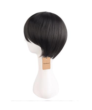 MapofBeauty Medium Straight Women's Braid Wig - 20/50cm Black | International Shipping Available - Buy Online on GoSupps.com