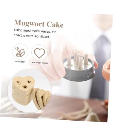 Lurrose 10st AI Cake Moxibustion Pads - Natural Chinese Moxi Stick Patches for Acupuncture | Moxa Care 4.5x4.5cm - Buy Online on GoSupps.com