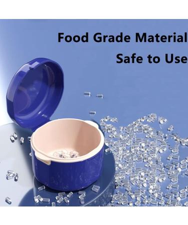 Jcyuani Dental Denture Box with Water Filter - Ideal Prosthesis Storage & Cleaning Container for Braces - Buy Online on GoSupps.com