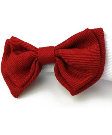 Diafas Adjustable Cotton Pet Collar for Dogs & Cats - Red Bow Tie Formal Bowknot - Perfect for Puppies & Kittens | International Shipping - Buy Online on GoSupps.com