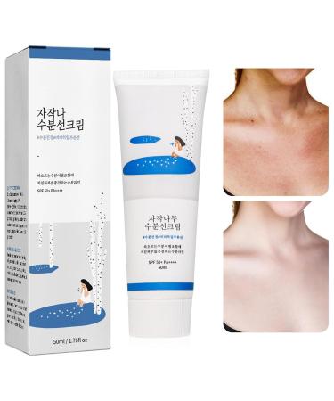 Korean Sunscreen Birch Juice Moisturizing Sunscreen SPF 50+ PA ++++ Korean Skincare Sunscreen Strong UV Protection - Moist Essence Type (3pcs)