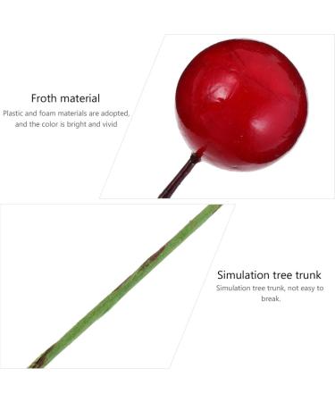 ABOOFAN 432 Pcs Diy Foam Red Fruit Berry Fall Berries for Crafts Red Berries Nativity Decor Faux Berries Branches Christmas Tree Filler Christmas Craft Wreath Pick Artificial Accessories - Buy Online on GoSupps.com