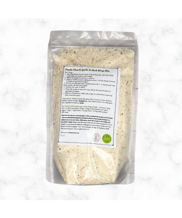 Panda Flour Garlic and Herb Wrap Mix - Clean Keto Gluten Free bread - Buy Online on GoSupps.com