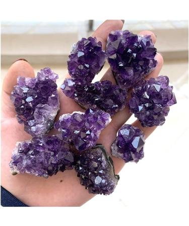 Natural Raw Amethyst Quartz Purple Crystal Cluster Stones Specimen Home Decoration Crafts Decoration Ornament Crystal Decorations FZUGEDRLI - Buy Online on GoSupps.com