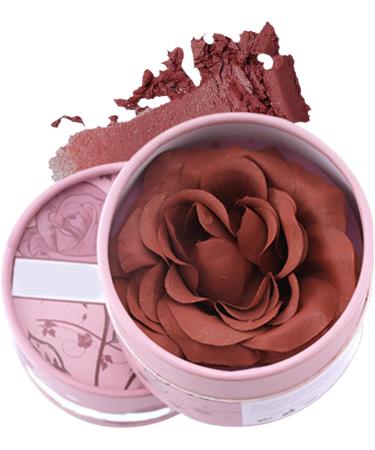 Pink Blush - 3D Rose Petal Blush 3.5g Natural Highlighting Powder for Daytime Makeup Travel Wedding Photography Summer - Buy Online on GoSupps.com