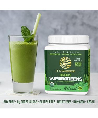 Organic Greens Probiotic Powder & Vegan Collagen Protein Powder Set | Bundle & Save | Non-GMO No Added Sugar Soy or Dairy (20 Servings Vegan Collagen Booster 45 Servings Greens) - Buy Online on GoSupps.com