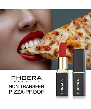 Phoera Non Transfer Lipstick - Waterproof, Smudge-proof, and Long-Lasting (05 Mona) - Buy Online on GoSupps.com