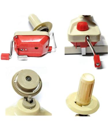 Yarn Ball Winder and Swift Combo Set with Bonus Accessories - Easy Installation for Yarn Storage | 1 Pcs Scissors, 20 Stitch Knitting Needles, 4 Size Pompom Maker Included (26) - Buy Online on GoSupps.com