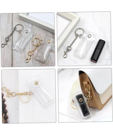 Shop GALPADA 2pcs Lip Gloss & Lip Balm Holder Keychain - Clear Makeup Organizer Bag for Travel & Toiletries - Buy Online on GoSupps.com