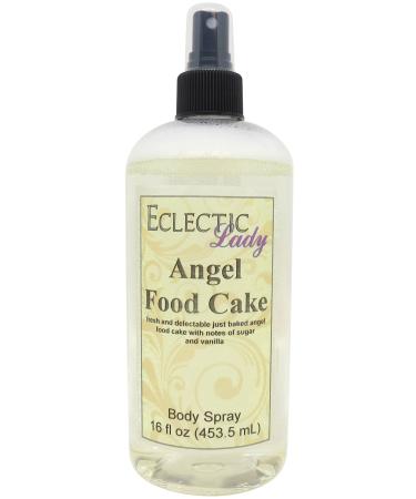 Angel Food Cake Body Spray 16 ounces Body Mist for Women with Clean Light & Gentle Fragrance Long Lasting Perfume with Comforting Scent for Men & Women Cologne with Soft Subtle Aroma For Daily 16 Fluid Ounces