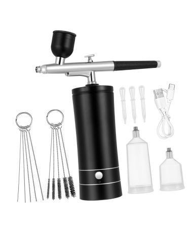 MAGICLULU 1 Set Cordless Airbrush Manicure Kit Airbrush Paint Kit Airbrush Kit Nail Art Supplies Nail Airbrush Electric Airbrush Painted Charging Cable Handheld Aluminum Alloy 12.00X4.20X4.20CM Picture 1