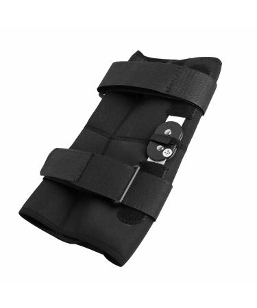 Buy SUNGOOYUE Knee Brace with Hinge Adjustable Compression Support Sleeve for Hiking Running & Fitness | Prevent ACL & LCL Injuries - Black - Buy Online on GoSupps.com