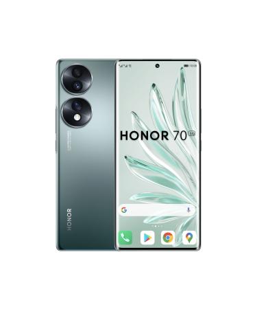 HONOR 70 Smartphone Mobile Phone 5G SIM Free Unlocked 8+256GB 54 MP Triple Rear Camera 120Hz 6.67 Inch OLED Curved Screen Android 12 4800mAh Emerald Green Emerald Green 8GB+256GB HONOR 70
