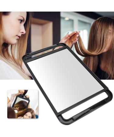 Handheld Barber Mirror 42x25cm Double Handle Large Rectangle Salon Hairdressing Tool - Buy Online on GoSupps.com