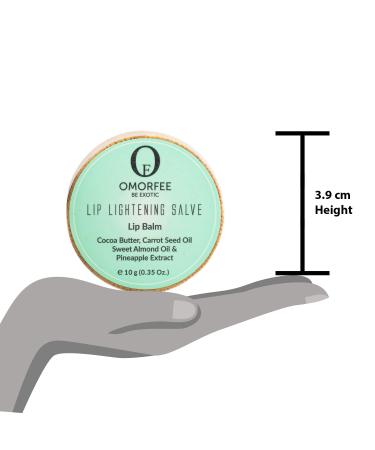 Omorfee Organic Lip Lightening Balm | SPF Lip Balm for Dark Lips | Natural Lip Protection & Repair - 10g - Buy Online on GoSupps.com