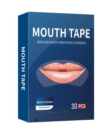 Advanced Gentle Sleep Tape 30 PCS - Mouth Sleep Strips for Better Nose Breathing Less Mouth Breathing Improve Night Sleep and Instant Snoring Relief